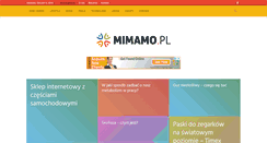 Desktop Screenshot of mimamo.pl